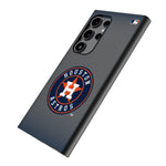 Houston Astros Linen MagSafe Compatible Phone Case for Samsung Galaxy