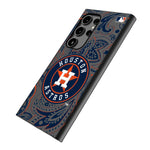 Houston Astros Paisley MagSafe Compatible Phone Case for Samsung Galaxy