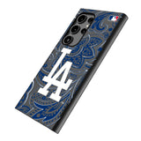 LA Dodgers Paisley MagSafe Compatible Phone Case for Samsung Galaxy