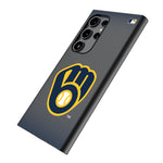 Milwaukee Brewers Linen MagSafe Compatible Phone Case for Samsung Galaxy