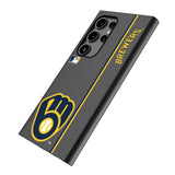 Milwaukee Brewers Sidebar MagSafe Compatible Phone Case for Samsung Galaxy