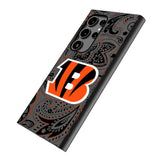 Cincinnati Bengals Paisley MagSafe Compatible Phone Case for Samsung Galaxy