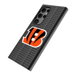 Cincinnati Bengals Text Backdrop MagSafe Compatible Phone Case for Samsung Galaxy