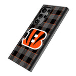 Cincinnati Bengals Plaid MagSafe Compatible Phone Case for Samsung Galaxy