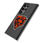 Chicago Bears Text Backdrop MagSafe Compatible Phone Case for Samsung Galaxy