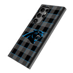 Carolina Panthers Plaid MagSafe Compatible Phone Case for Samsung Galaxy