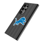 Detroit Lions Text Backdrop MagSafe Compatible Phone Case for Samsung Galaxy