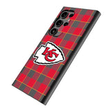 Kansas City Chiefs Plaid MagSafe Compatible Phone Case for Samsung Galaxy