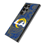 Los Angeles Rams Paisley MagSafe Compatible Phone Case for Samsung Galaxy