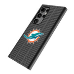 Miami Dolphins Text Backdrop MagSafe Compatible Phone Case for Samsung Galaxy