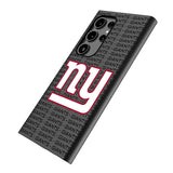 New York Giants Text Backdrop MagSafe Compatible Phone Case for Samsung Galaxy