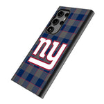 New York Giants Plaid MagSafe Compatible Phone Case for Samsung Galaxy