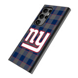 New York Giants Plaid MagSafe Compatible Phone Case for Samsung Galaxy