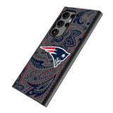 New England Patriots Paisley MagSafe Compatible Phone Case for Samsung Galaxy