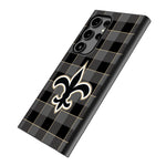 New Orleans Saints Plaid MagSafe Compatible Phone Case for Samsung Galaxy