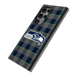 Seattle Seahawks Plaid MagSafe Compatible Phone Case for Samsung Galaxy