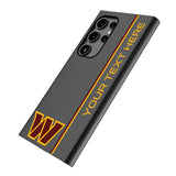 Washington Commanders Personalized Sidebard MagSafe Compatible Phone Case for Samsung Galaxy