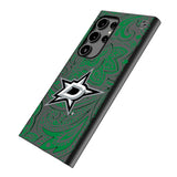 Dallas Stars Paisley MagSafe Compatible Phone Case for Samsung Galaxy