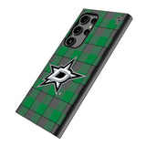 Dallas Stars Plaid MagSafe Compatible Phone Case for Samsung Galaxy