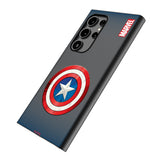 Marvel Avengers Captain America Grid MagSafe Compatible Phone Case for Samsung Galaxy