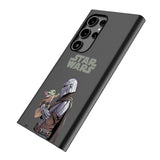 Star Wars: The Mandalorian Grogu and Din Djarin Color Block MagSafe Compatible Phone Case for Samsung Galaxy