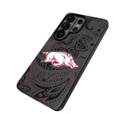 University of Arkansas Fayetteville Razorbacks Paisley MagSafe Compatible Phone Case for Samsung Galaxy