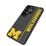 University of Michigan Wolverines Sidebar MagSafe Compatible Phone Case for Samsung Galaxy