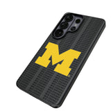 University of Michigan Wolverines Text Backdrop MagSafe Compatible Phone Case for Samsung Galaxy