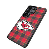 Kansas City Chiefs Plaid MagSafe Compatible Phone Case for Samsung Galaxy