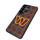 Washington Commanders Plaid MagSafe Compatible Phone Case for Samsung Galaxy