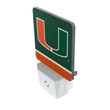 University of Miami Hurricanes Stripe Night Light 2-Pack