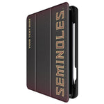 Florida State University Seminoles Athletic Wordmark Personalized Linen Tablet Case for Apple iPad