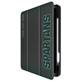 Michigan State University Spartans Personalized Linen Tablet Case for Apple iPad