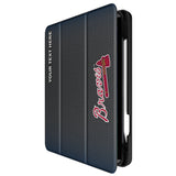 Atlanta Braves Personalized Linen Tablet Case for Apple iPad