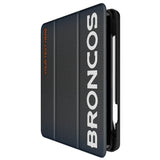 Denver Broncos Personalized Linen Tablet Case for Apple iPad
