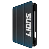 Detroit Lions Linen Tablet Case for Apple iPad