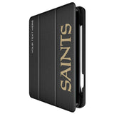 New Orleans Saints Personalized Linen Tablet Case for Apple iPad