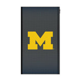 University of Michigan Wolverines Linen 5000mAh Flat Powerbank