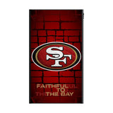 San Francisco 49ers Brick Wall 5000mAh Flat Powerbank