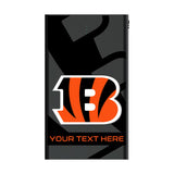 Cincinnati Bengals Personalized Tilt 5000mAh Flat Powerbank