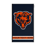 Chicago Bears Personalized Stripe 5000mAh Flat Powerbank