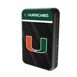 University of Miami Hurricanes Endzone Plus Wireless Mag Power Bank