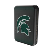 Michigan State University Spartans Linen Wireless Mag Power Bank