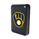 Milwaukee Brewers Linen Wireless Mag Power Bank