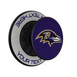 Baltimore Ravens Personalized Endzone Solid PopSockets Magnetic Phone Grip and Stand