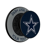 Dallas Cowboys Personalized Endzone Solid PopSockets Magnetic Phone Grip and Stand