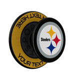 Pittsburgh Steelers Personalized Endzone Solid PopSockets Magnetic Phone Grip and Stand