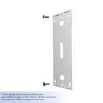 University of Kansas Jayhawks Linen Hidden-Screw Light Switch Plate