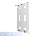 Arizona State University Sun Devils Linen Hidden-Screw Light Switch Plate