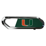University of Miami Hurricanes Solid USB 64GB Clip Style Flash Drive
